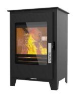 Estufa de leña de hierro fundido sellada - SUPRA Oscar 4,8 kW