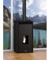 Estufa de pellets de 10 kW sin electricidad - BRONPI Free 11